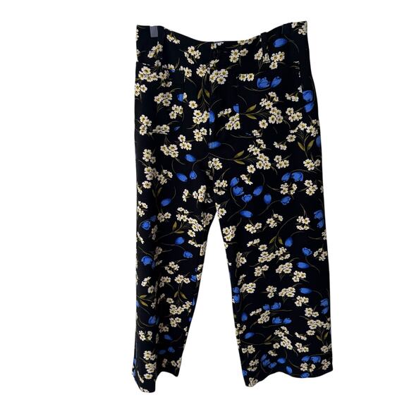 MAEVE Anthropologie The Colette Wide Leg Crop Pant Floral Size 29 - Picture 7 of 11